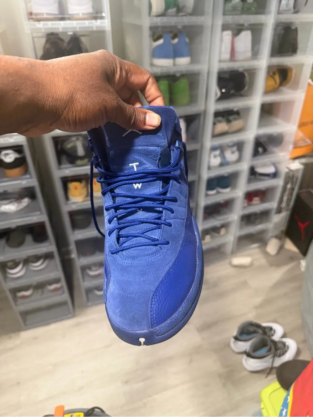 Jordan Men's Royal Blue High-Top Basketball Sneakers